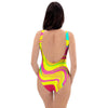 Abstract Paint One Piece Swimsuite-grizzshop