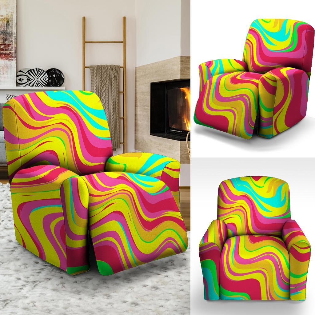 Abstract Paint Recliner Cover-grizzshop