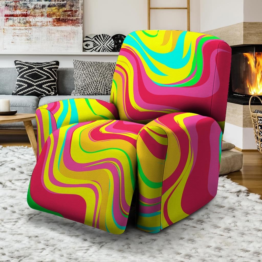 Abstract Paint Recliner Cover-grizzshop