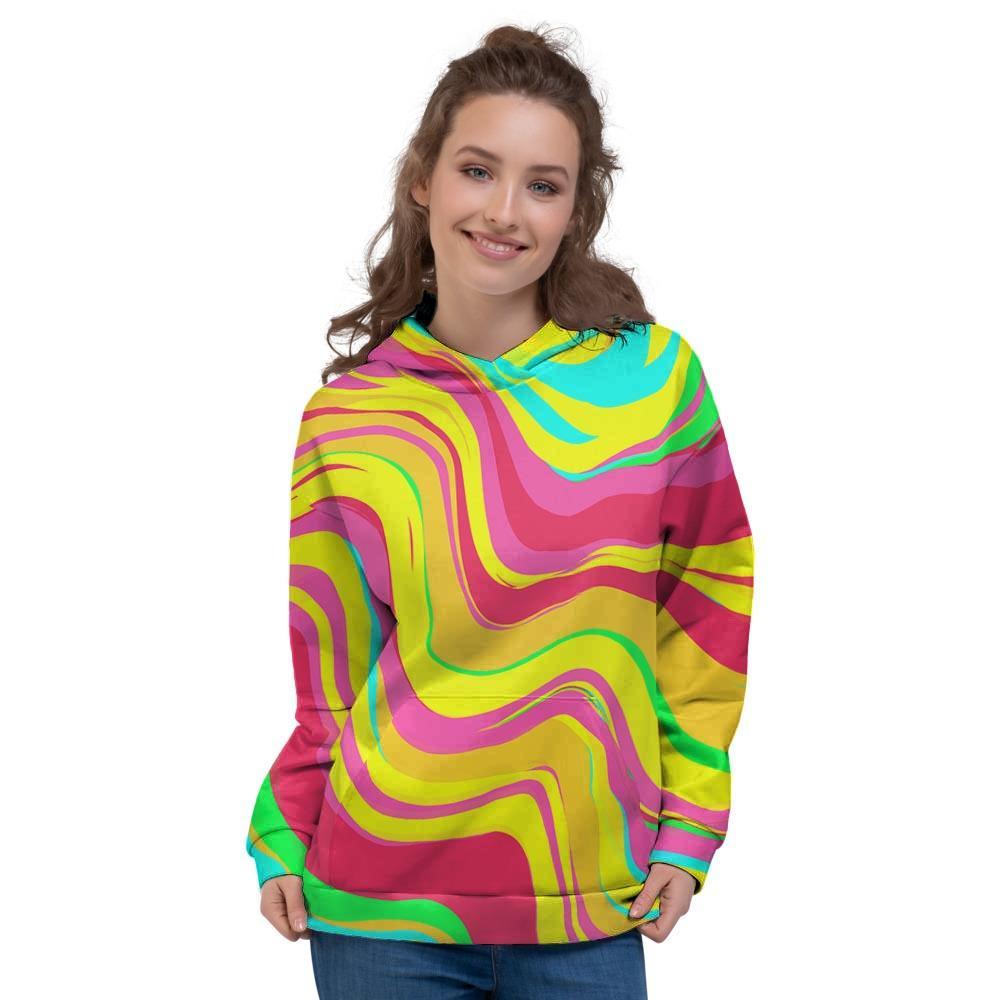 Abstract Paint Women's Hoodie-grizzshop