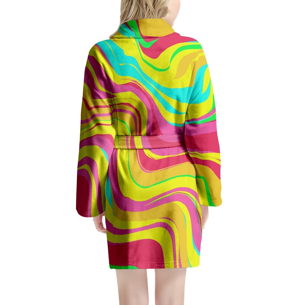 Abstract Paint Women's Robe-grizzshop