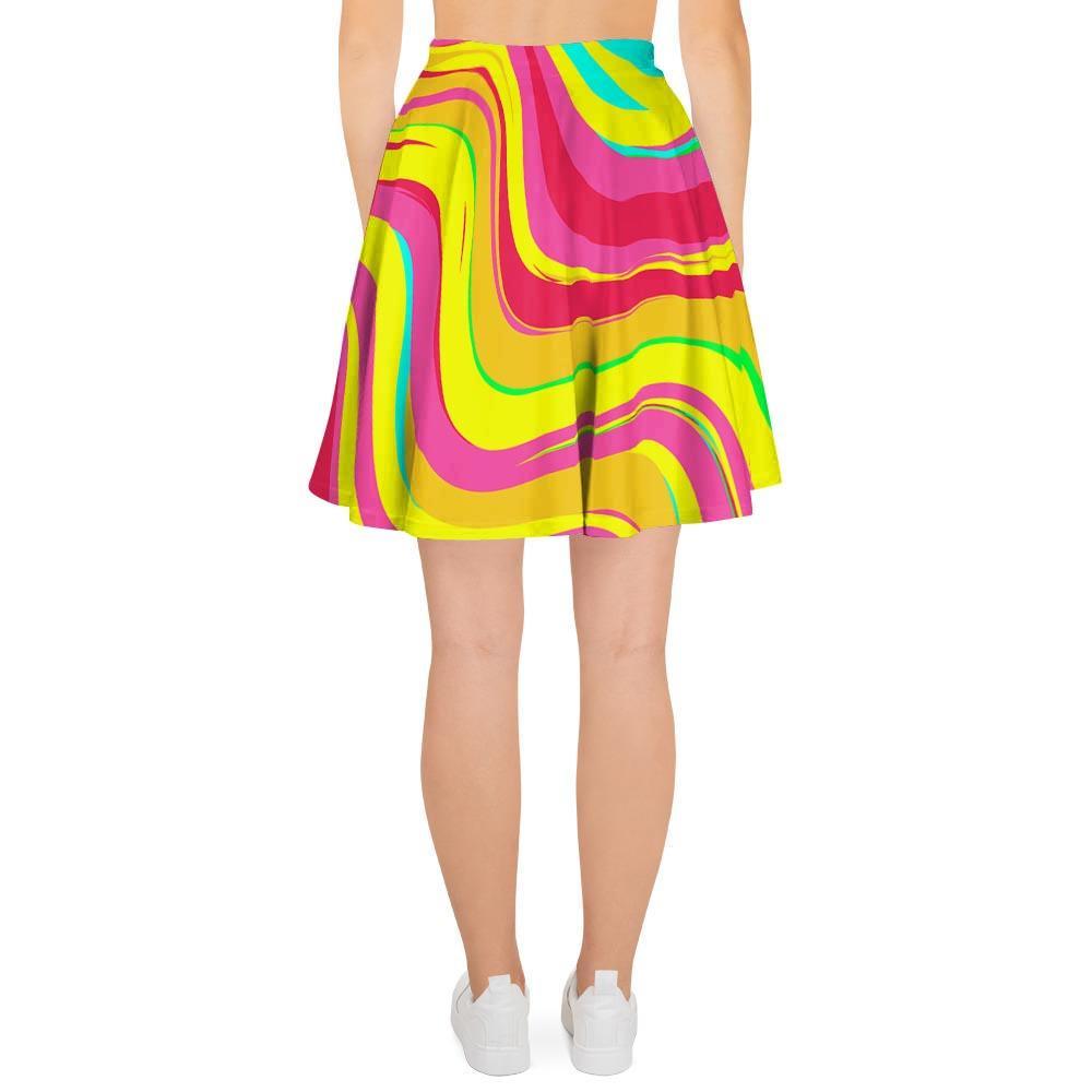 Abstract Paint Women's Skirt-grizzshop