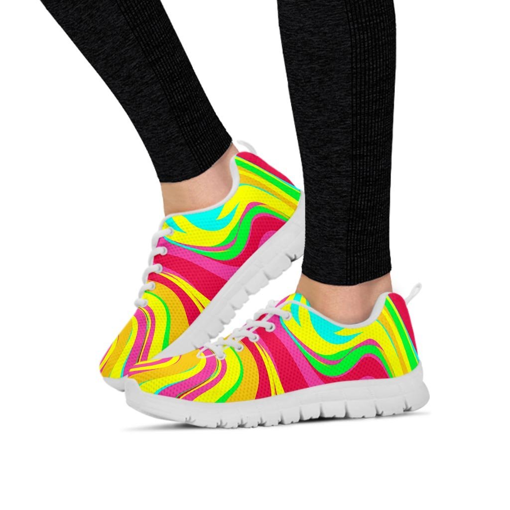 Abstract Paint Women's Sneakers-grizzshop