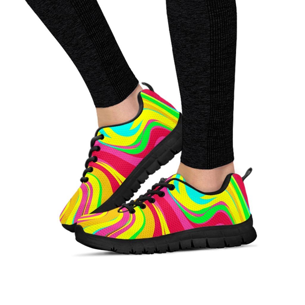 Abstract Paint Women's Sneakers-grizzshop