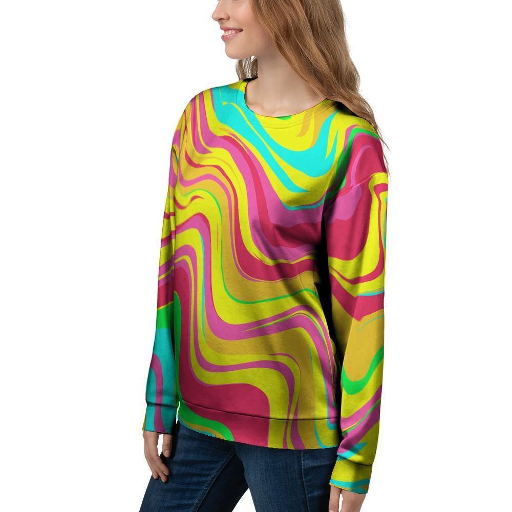 Abstract Paint Women's Sweatshirt-grizzshop