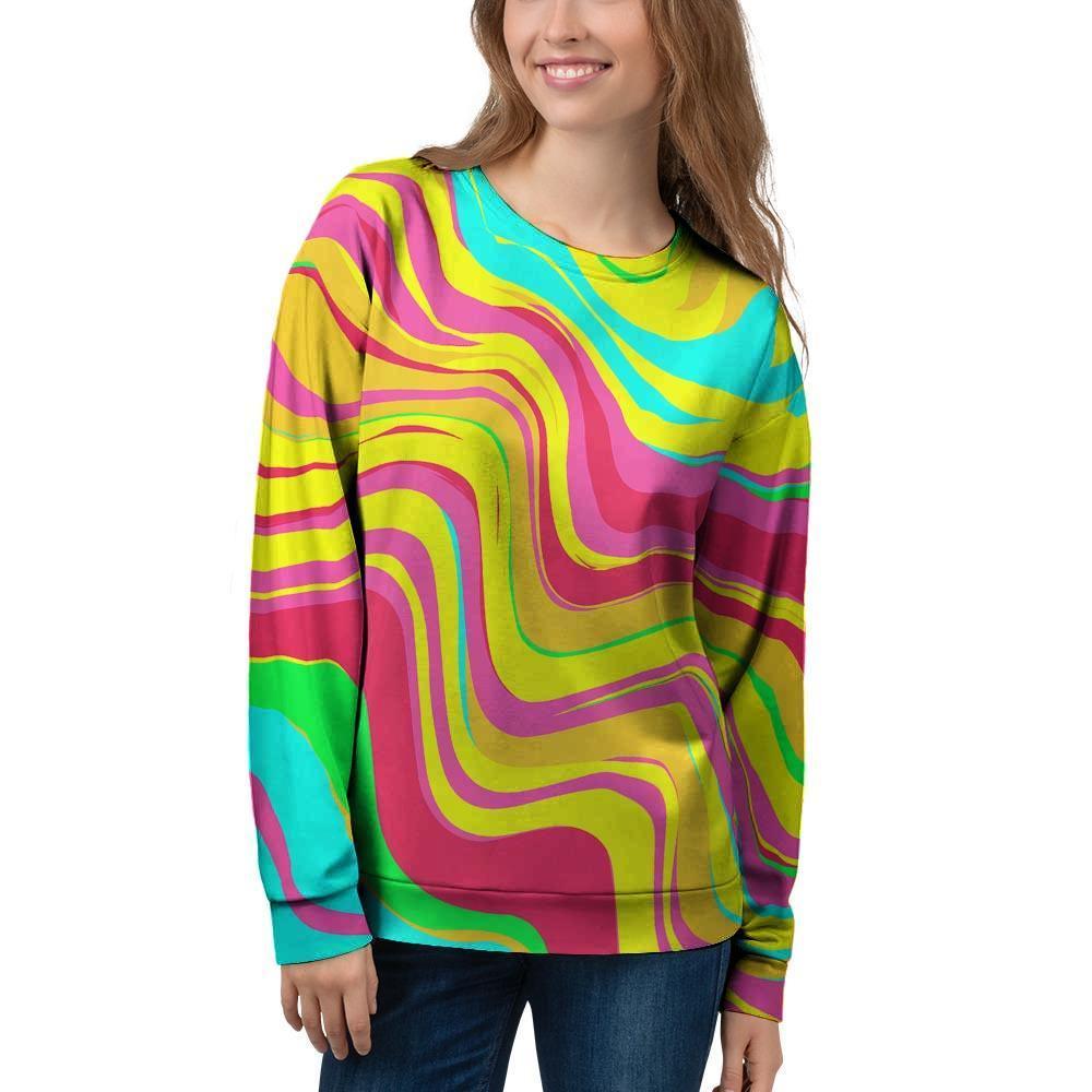 Abstract Paint Women's Sweatshirt-grizzshop