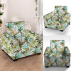 Abstract Palm Tree Hawaiian Print Armchair Cover-grizzshop