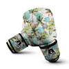 Abstract Palm Tree Hawaiian Print Boxing Gloves-grizzshop