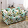 Abstract Palm Tree Hawaiian Print Loveseat Cover-grizzshop