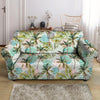 Abstract Palm Tree Hawaiian Print Loveseat Cover-grizzshop