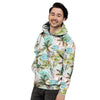 Abstract Palm Tree Hawaiian Print Men's Hoodie-grizzshop