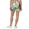 Abstract Palm Tree Hawaiian Print Mini Skirt-grizzshop