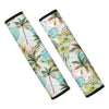 Abstract Palm Tree Hawaiian Print Seat Belt Cover-grizzshop