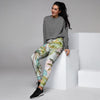 Abstract Palm Tree Hawaiian Print Women's Joggers-grizzshop