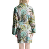 Abstract Palm Tree Hawaiian Print Women's Robe-grizzshop