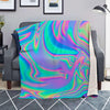 Abstract Pastel Holographic Blanket-grizzshop