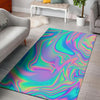 Abstract Pastel Holographic Floor Mat-grizzshop