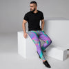 Abstract Pastel Holographic Men's Joggers-grizzshop