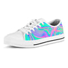 Abstract Pastel Holographic Men's Low Top Shoes-grizzshop