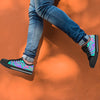 Abstract Pastel Holographic Men's Low Top Shoes-grizzshop