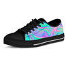 Abstract Pastel Holographic Men's Low Top Shoes-grizzshop