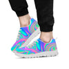 Abstract Pastel Holographic Men's Sneakers-grizzshop