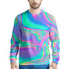 Abstract Pastel Holographic Men's Sweatshirt-grizzshop