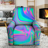 Abstract Pastel Holographic Recliner Cover-grizzshop