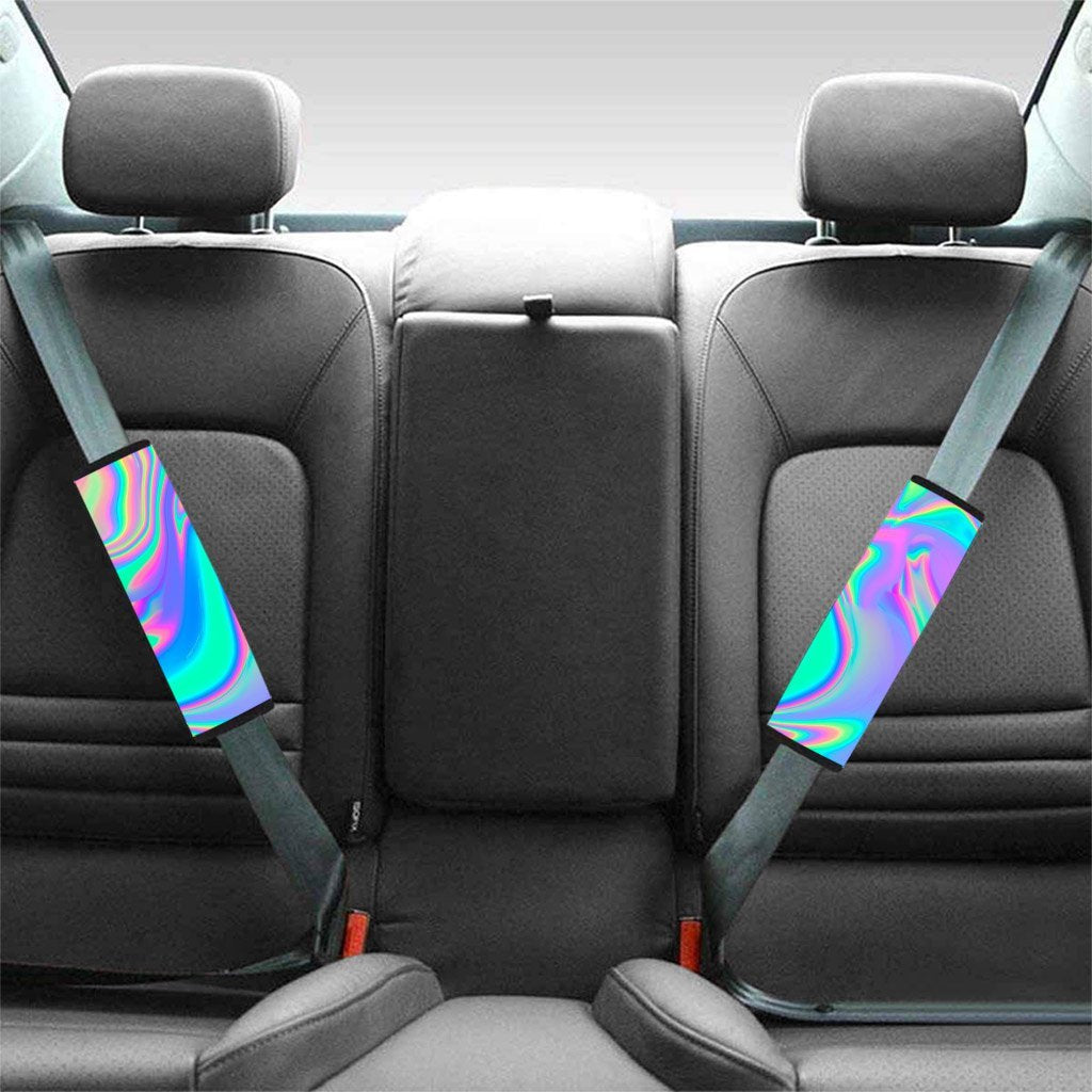 Abstract Pastel Holographic Seat Belt Cover-grizzshop