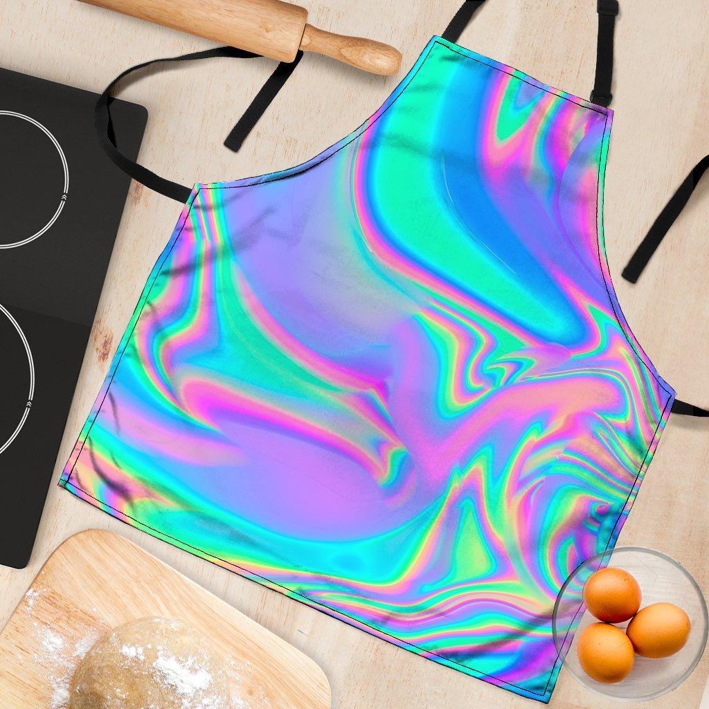 Abstract Pastel Holographic Women's Apron-grizzshop