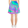 Abstract Pastel Holographic Women's Skirt-grizzshop