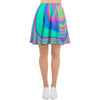 Abstract Pastel Holographic Women's Skirt-grizzshop