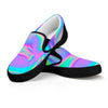 Abstract Pastel Holographic Women's Slip On Sneakers-grizzshop