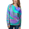 Abstract Pastel Holographic Women's Sweatshirt-grizzshop