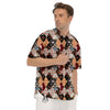 Abstract Patchwork Floral Print Pattern Men's Short Sleeve Shirts-grizzshop