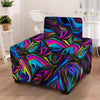 Abstract Psychedelic Armchair Cover-grizzshop