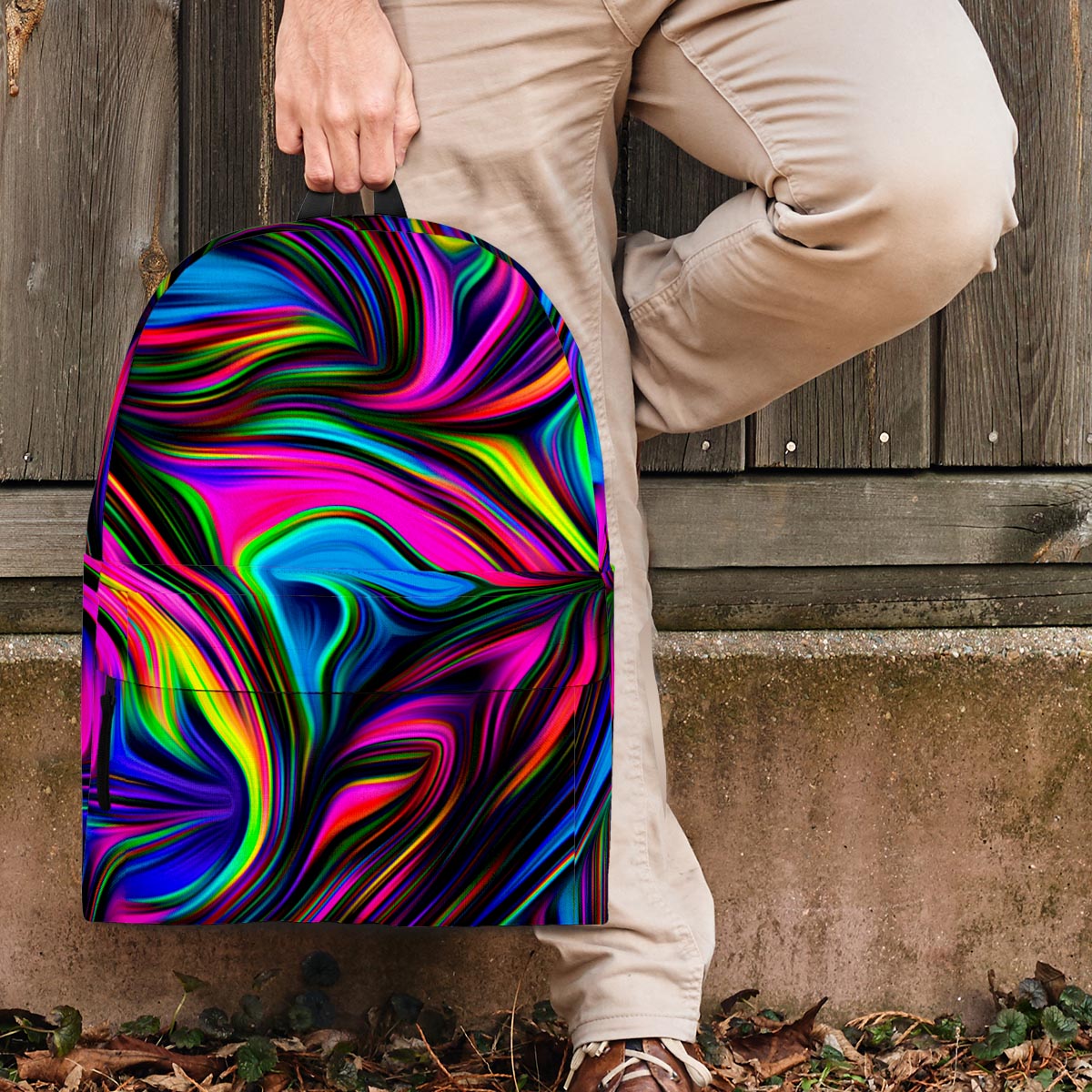 Abstract Psychedelic Backpack-grizzshop