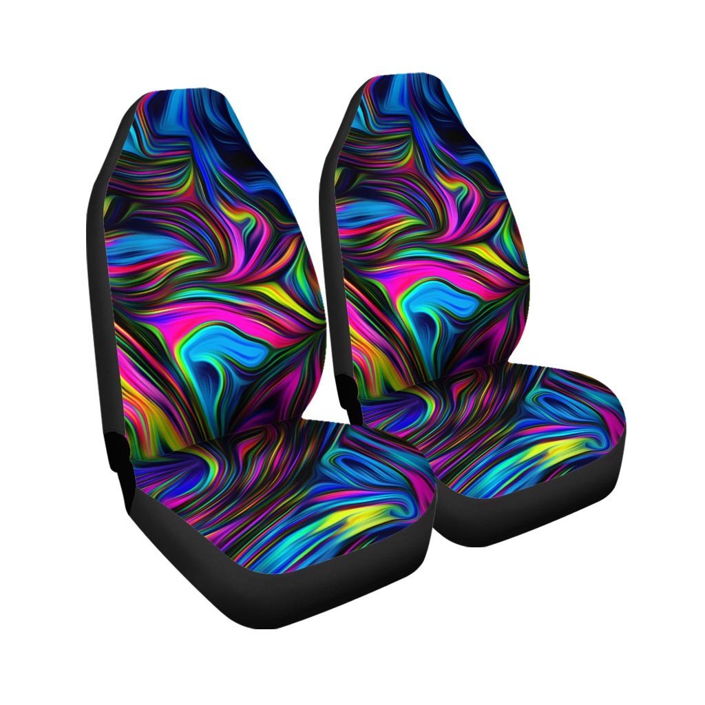 Abstract Psychedelic Car Seat Covers-grizzshop