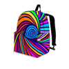 Abstract Psychedelic Colorful Wave Backpack-grizzshop