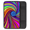 Abstract Psychedelic Colorful Wave Car Console Cover-grizzshop