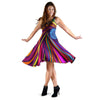 Abstract Psychedelic Colorful Wave Dress-grizzshop