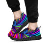Abstract Psychedelic Colorful Wave Men's Sneakers-grizzshop