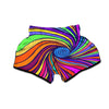 Abstract Psychedelic Colorful Wave Muay Thai Boxing Shorts-grizzshop