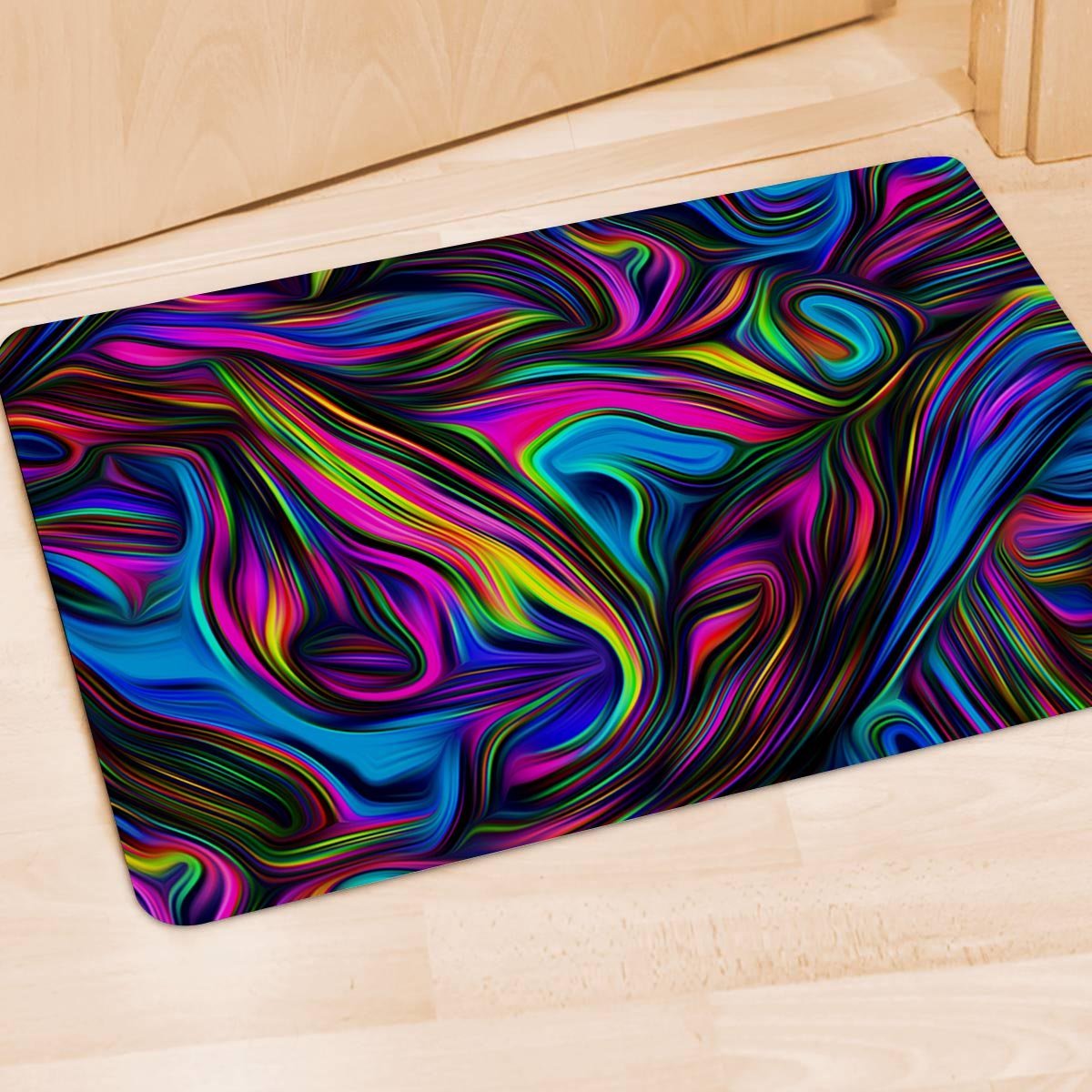 Abstract Psychedelic Door Mat-grizzshop