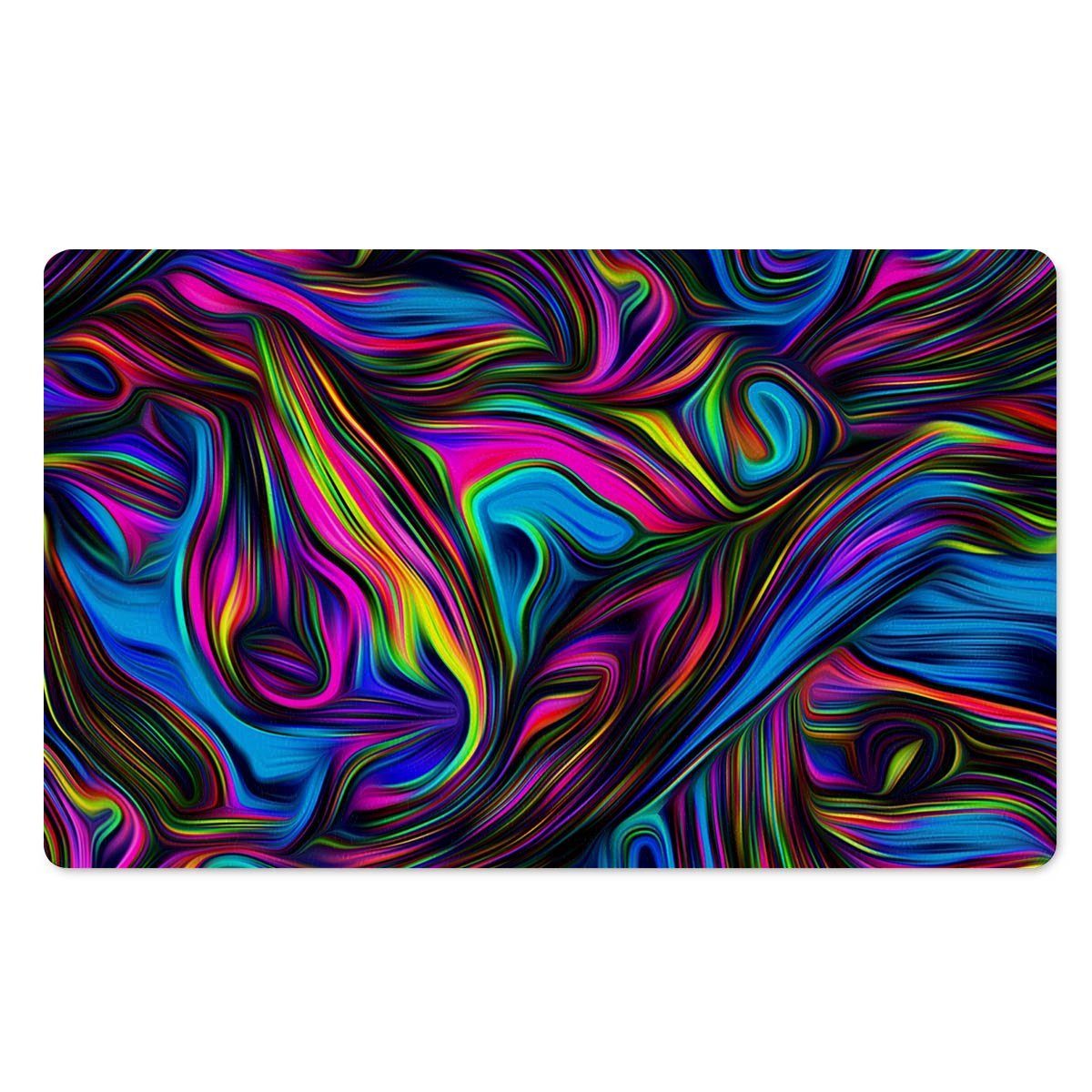 Abstract Psychedelic Door Mat-grizzshop