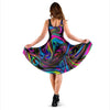 Abstract Psychedelic Dress-grizzshop