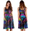 Abstract Psychedelic Dress-grizzshop