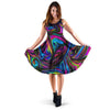 Abstract Psychedelic Dress-grizzshop