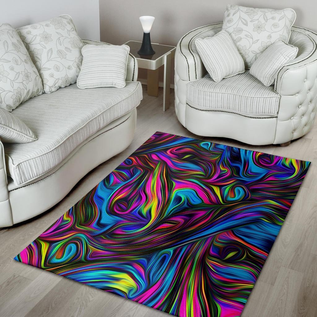 Abstract Psychedelic Floor Mat-grizzshop