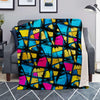 Abstract Psychedelic Graffiti Blanket-grizzshop